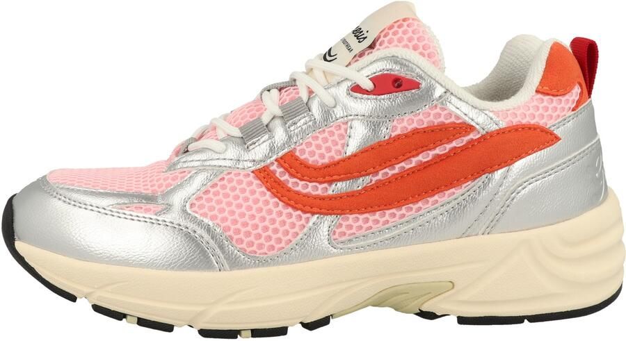 GENESIS Sneakers laag 'Eco'99 ' pink bloedrood zilver - Foto 2