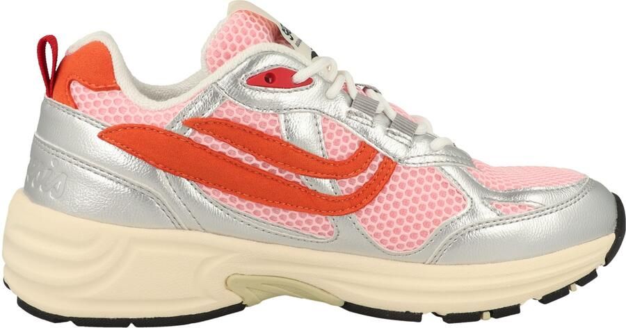 GENESIS Sneakers laag 'Eco'99 ' pink bloedrood zilver - Foto 3