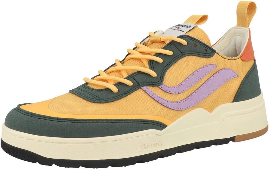 GENESIS Sneakers laag 'G-Hike Function' geel groen lichtlila oranje