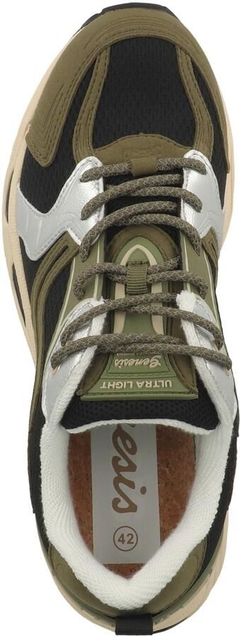 GENESIS Sneakers laag 'G-Ultra' olijfgroen zwart zilver - Foto 7
