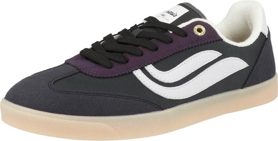 GENESIS Sneakers laag 'G-Volley' lila zwart wit