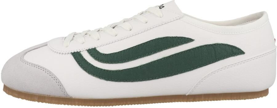 GENESIS Sneakers laag lichtgrijs donkergroen wit - Foto 3