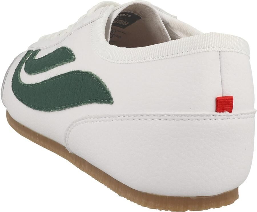 GENESIS Sneakers laag lichtgrijs donkergroen wit - Foto 2