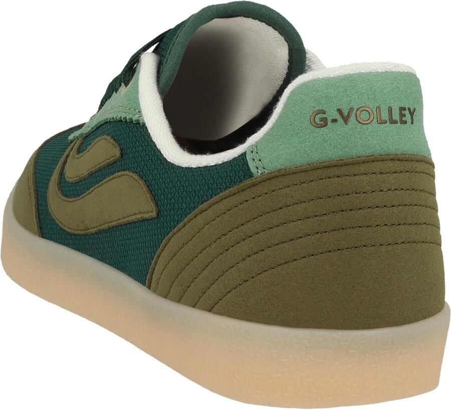 GENESIS Sneakers laag 'Volley ' donkergrijs kaki lichtgroen - Foto 3