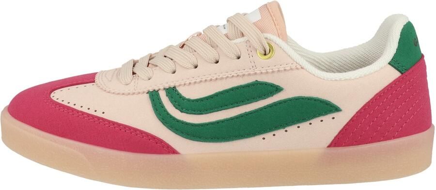 GENESIS Sneakers laag 'Volley Hairy ' groen pink rosé - Foto 3
