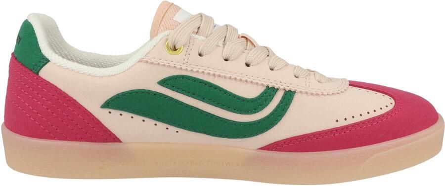 GENESIS Sneakers laag 'Volley Hairy ' groen pink rosé - Foto 4