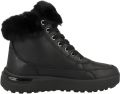 Geox Zwarte Casual Gesloten Platte Booties - Zwart