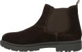Geox Chelsea boots met elastische inzetten model 'ANDALO' - Donkerbruin