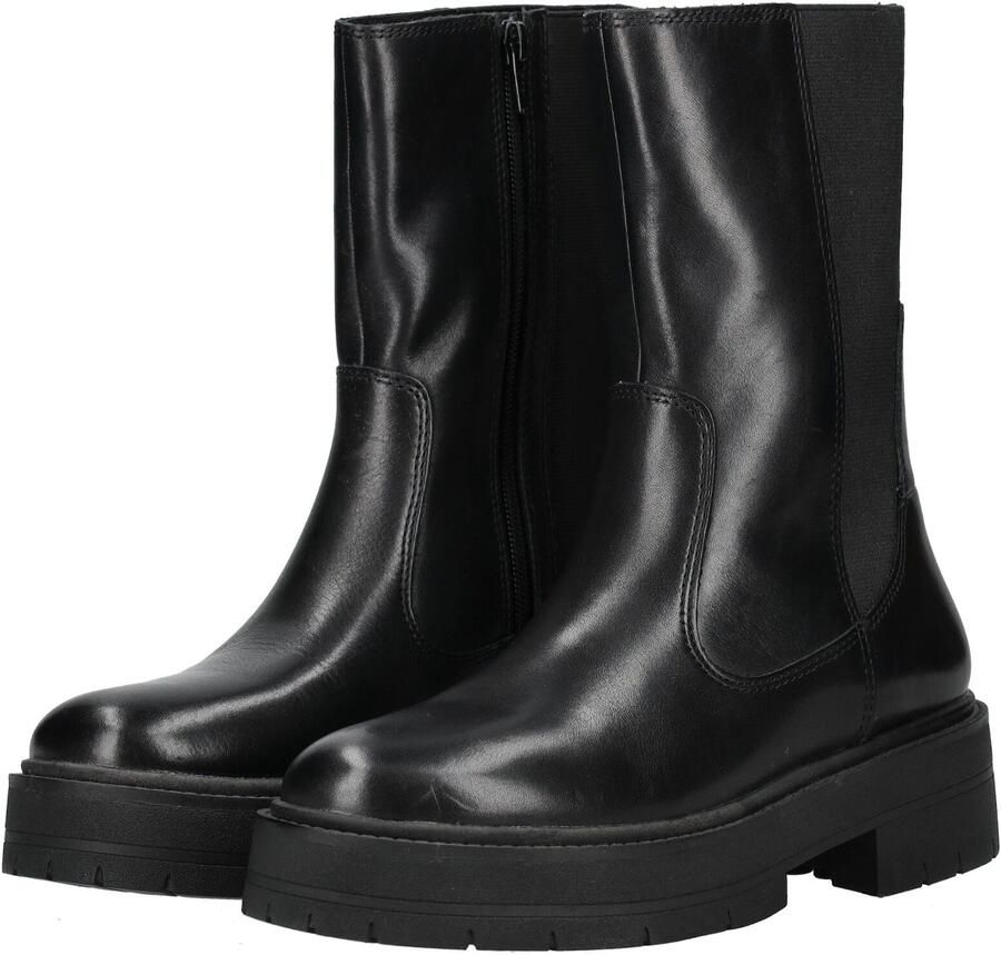 Geox Chelsea boots van leer met plateauzool model 'SPHERICA' - Foto 4