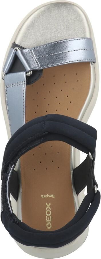 GEOX Sandalen met riem blauw zilver - Foto 7