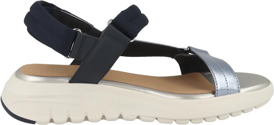 GEOX Sandalen met riem blauw zilver - Foto 5