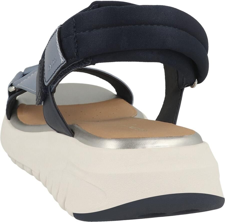 GEOX Sandalen met riem blauw zilver - Foto 3