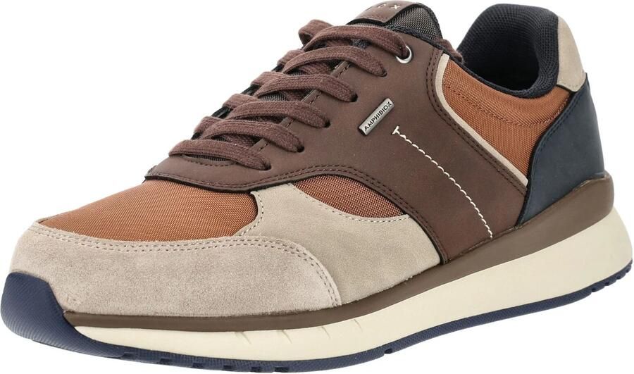GEOX Sneakers laag beige bruin zwart - Foto 4