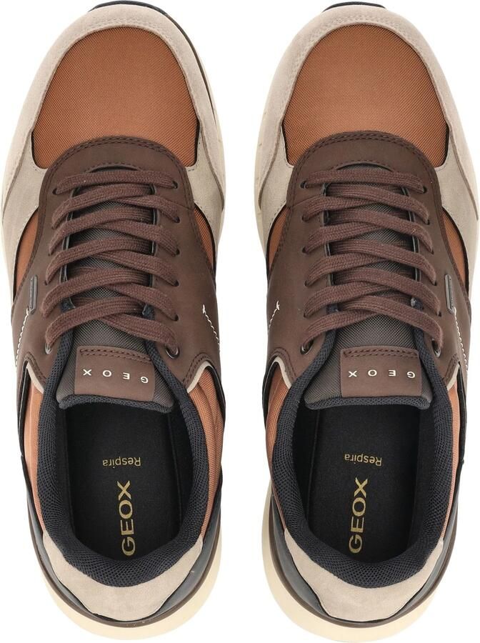 GEOX Sneakers laag beige bruin zwart - Foto 3