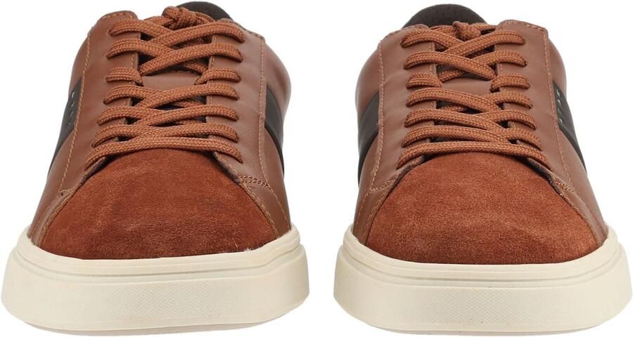 GEOX Sneakers laag kastanjebruin zwart - Foto 4
