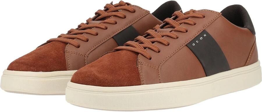 GEOX Sneakers laag kastanjebruin zwart - Foto 5