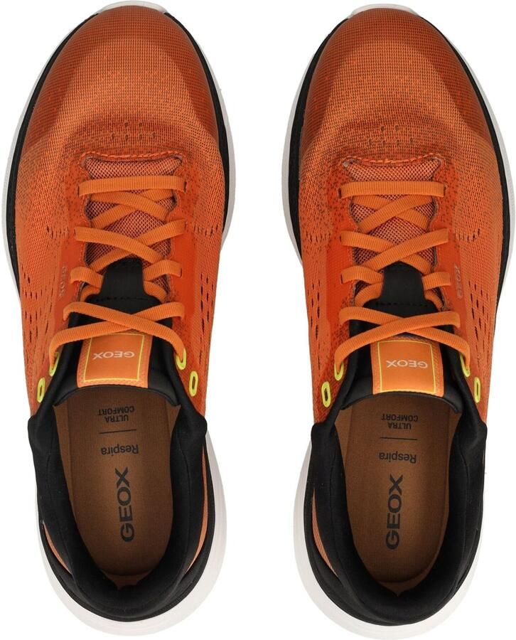 GEOX SPHERICA ACTIF X1 HEREN Sneakers ORANJE ZWART - Foto 4