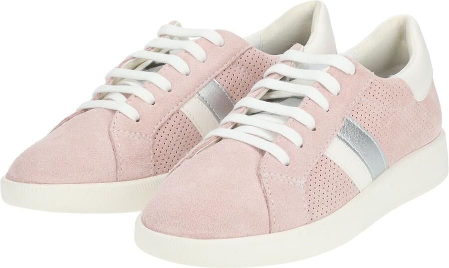 GEOX Sneakers laag rosa zilver wit - Foto 5