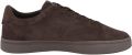 Geox Sneakers van echt leer model 'Baltimoore' - Donkerbruin