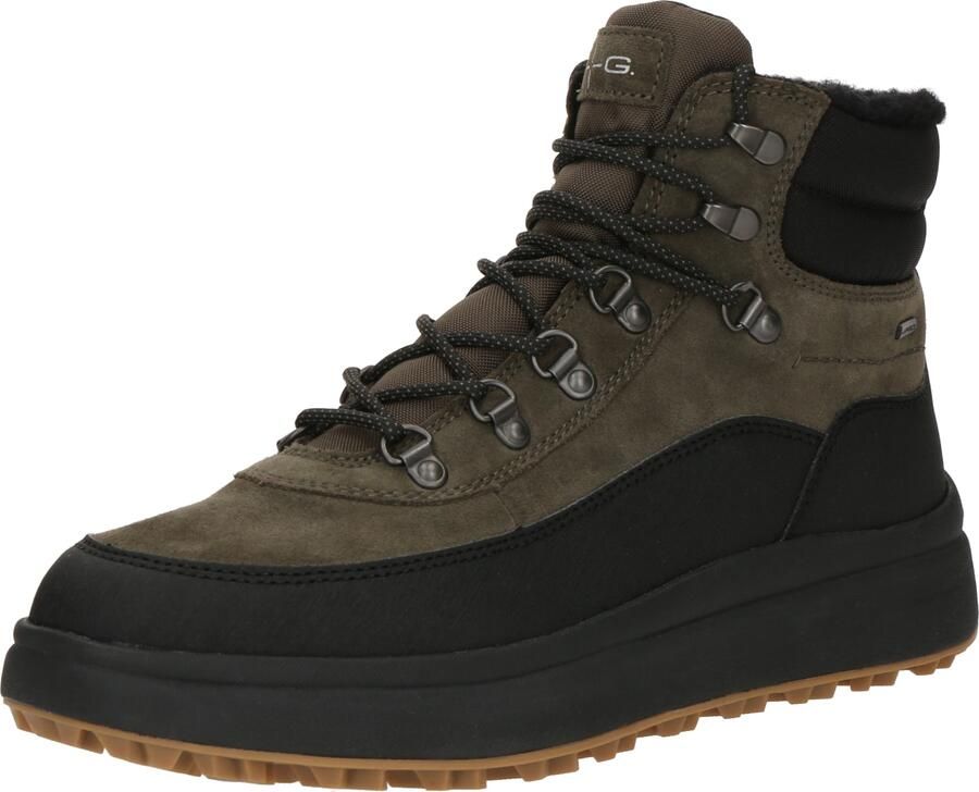 GEOX Veterboots 'U Granito + Grip B ABX D' donkergroen zwart