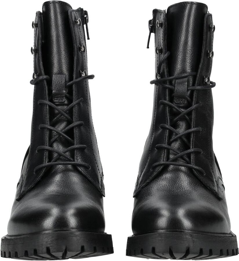 Geox Veterlaarsjes D HOARA businessmode veterschoenen comfort schoen met blokhak - Foto 2