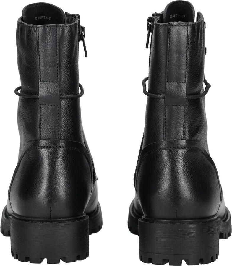 Geox Veterlaarsjes D HOARA businessmode veterschoenen comfort schoen met blokhak - Foto 3