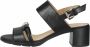 Geox Elegante Mid Heel Sandalen Black Dames - Thumbnail 1