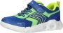 GEOX J WROOM LED-sneakers voor jongens J25GAB blauw limoen - Thumbnail 1