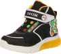 Geox Ciberdron sneakers met lichtjes zwart Jongens Imitatieleer Personage 27 - Thumbnail 3