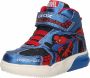 GEOX Sneakers J Grayjay Spiderman Blauw Rood Fashionwear Kind - Thumbnail 6