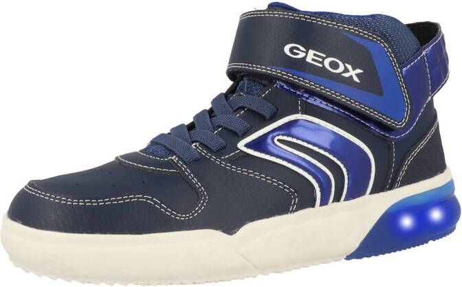 Geox J169VA Navy Royal Sneakers hoge sneakers - Foto 4