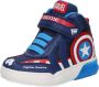 GEOX J GRAYJAY BOY Unisex Sneakers NAVY RED - Thumbnail 3
