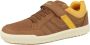 GEOX Arzach Cognac Geel Sneaker Met Velcro - Thumbnail 2