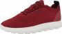 Geox Rode Casual Textiel Sneakers Red Heren - Thumbnail 3