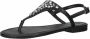 Geox Comfortabele platte sandalen voor vrouwen Black Dames - Thumbnail 1