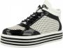 Gerry Weber Sneaker met glitterzool Kaki Zwart - Thumbnail 2