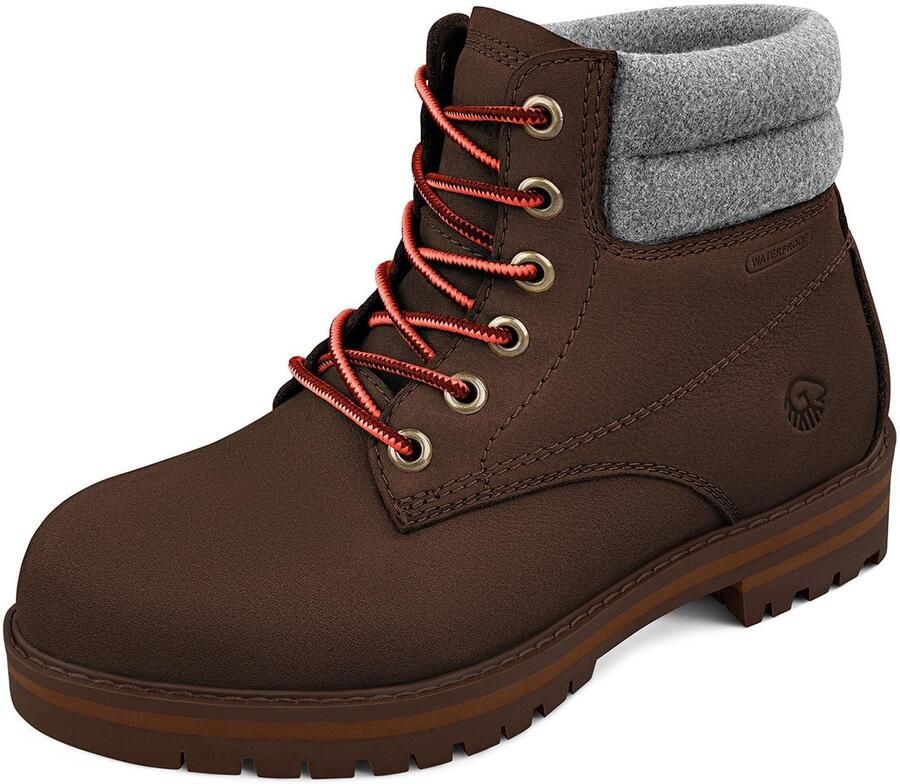 GIESSWEIN Boots donkerbruin grijs