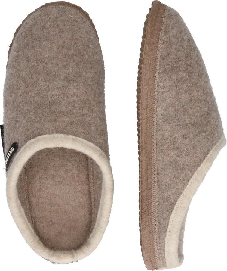 Giesswein DANNHEIM~~~~~~~~~~~~~~~~~~~~~~ Heren pantoffels Dames pantoffels Taupe - Foto 4