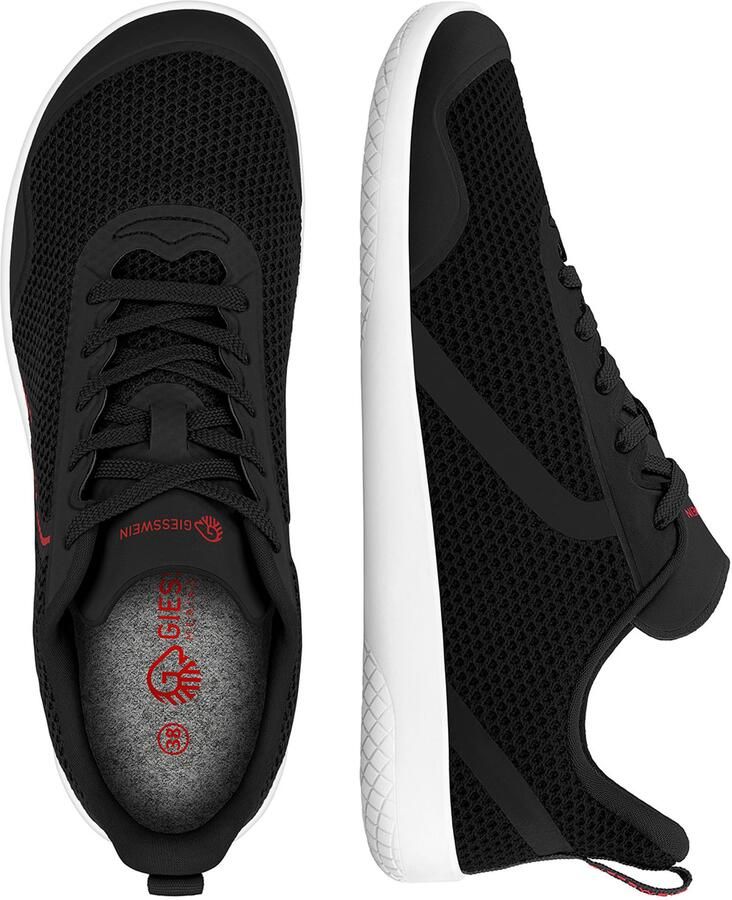 GIESSWEIN Sneakers laag 'Barefoot' rood zwart - Foto 3