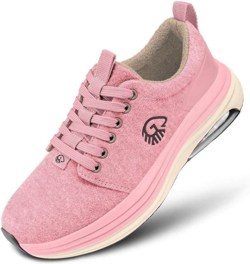 GIESSWEIN Sneakers laag 'Curve Max' rosa zwart