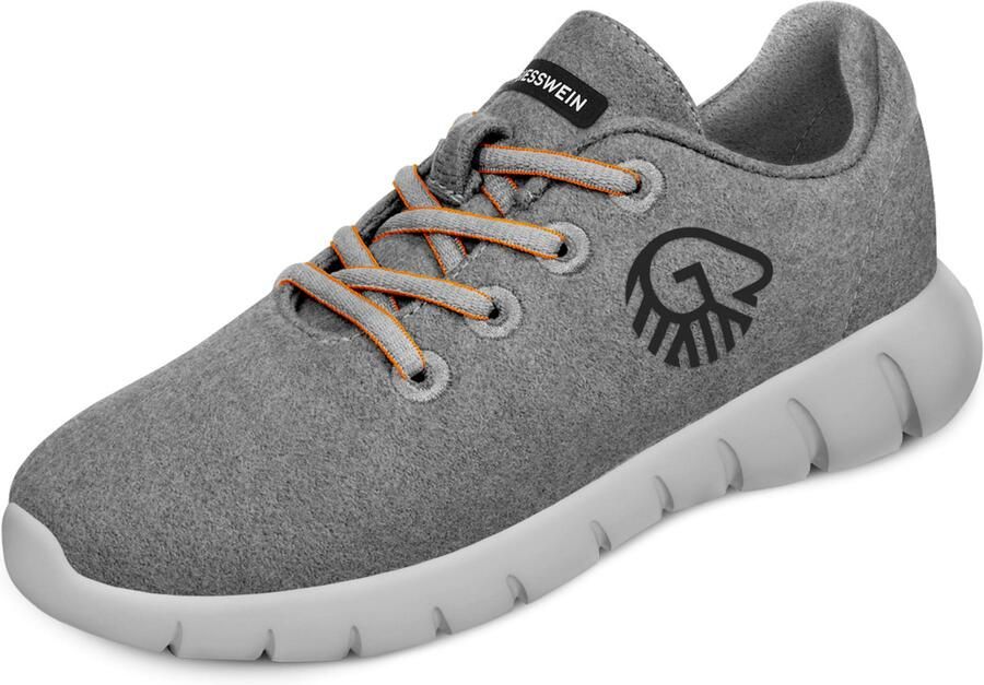 GIESSWEIN Sneakers laag grijs donkergrijs lichtroze