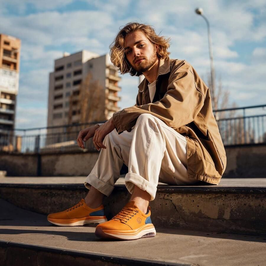 GIESSWEIN Sneakers laag karamel - Foto 3