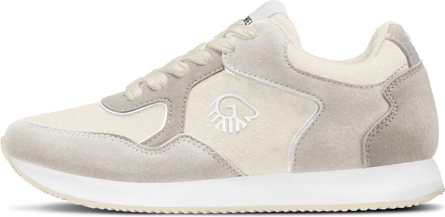 GIESSWEIN Sneakers laag 'Retro Runner' beige gemêleerd natuurwit