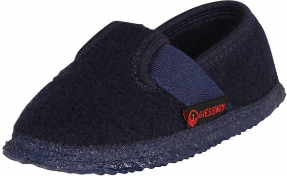 Merkloze Kinder Pantoffels van 100% Wol Blauw - Foto 3