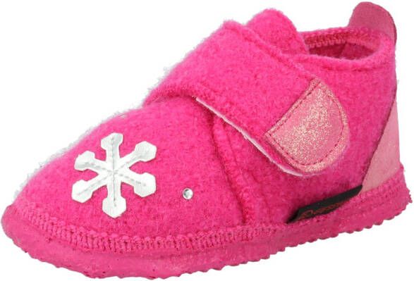 Merkloze Babyslofjes Roze 100% Wol Flexibele Zool - Foto 2
