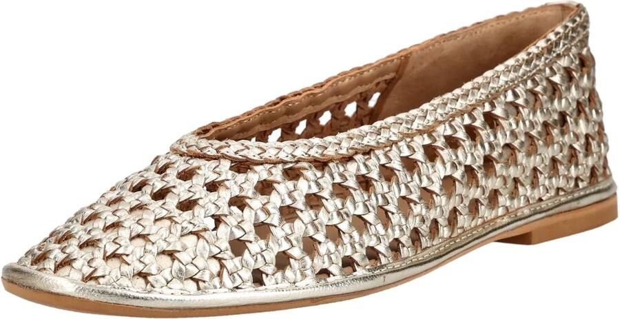 Gioseppo Ballerina's Embeya Shoes Platinum