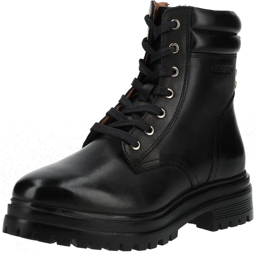 Gioseppo Zwarte Anfibio Laarzen Berkshire Model Black Dames