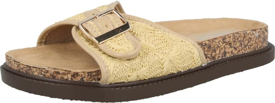 GLAMOROUS Muiltjes beige