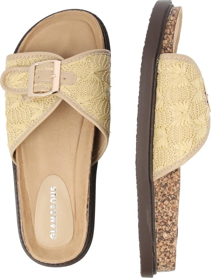 GLAMOROUS Muiltjes beige - Foto 2