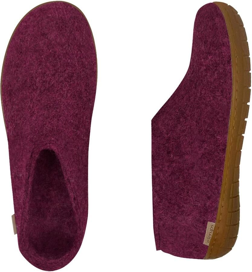 Glerups Dames en Heren slippers Naturkautschuksohle - Foto 5